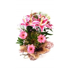 Arranjo de Lirio Rosa 