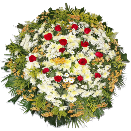 COROA DE FLORES - PREMIUM 03- entregamos em toda BH